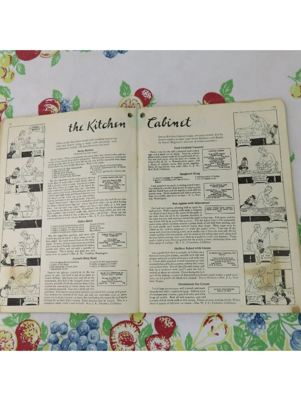 Lot of 2 Sunset Cook Booklets 1936 Hostess Handbook 1938 Western Hostess Guide - Picture 10 of 10